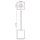 WASSERKRAFT K-3800 Щетка для унитаза, цвет белый WASSERKRAFT 3827 - фото 287404