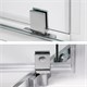 WASSERKRAFT Leine 35P Душевой уголок пятиугольный размер 100x100 см двери распашные профиль - хром / стекло - прозрачное WASSERKRAFT 35P38 - фото 287563