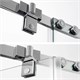 WASSERKRAFT Leine 35P Душевой уголок пятиугольный размер 100x100 см двери распашные профиль - хром / стекло - прозрачное WASSERKRAFT 35P38 - фото 287564