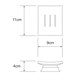 WASSERKRAFT K-5400BLACK Мыльница, цвет черный WASSERKRAFT 5429B - фото 287815