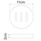 WASSERKRAFT K-7500 Мыльница, цвет черный WASSERKRAFT 7529 - фото 287944