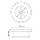 WASSERKRAFT K-2300 Мыльница, цвет бронза темная WASSERKRAFT 2329 - фото 287983