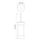 WASSERKRAFT K-7500 Щетка для унитаза, цвет черный WASSERKRAFT 7527 - фото 288191