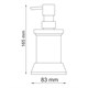 WASSERKRAFT K-2400 Дозатор, цвет хром WASSERKRAFT 2499 - фото 288281