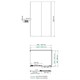 WASSERKRAFT Dill 61S Душевой уголок прямоугольный размер 140x90 см двери раздвижные профиль - черный / стекло - прозрачное WASSERKRAFT 61S36 - фото 288292