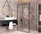 WASSERKRAFT Dill 61S Душевой уголок прямоугольный размер 100x80 см двери раздвижные профиль - черный / стекло - прозрачное WASSERKRAFT 61S17 - фото 288619