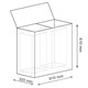WASSERKRAFT Fulda WB-520 Корзина, цвет коричневый WASSERKRAFT WB-520-L - фото 288933