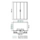 WASSERKRAFT Lippe 45S Душевой уголок прямоугольный размер 160x80 см двери раздвижные профиль - хром / стекло - прозрачное WASSERKRAFT 45S50 - фото 289341