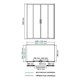 WASSERKRAFT Lippe 45S Душевой уголок прямоугольный размер 170x100 см двери раздвижные профиль - хром / стекло - прозрачное WASSERKRAFT 45S55 - фото 289684
