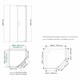WASSERKRAFT Wiese 84P Душевой уголок пятиугольный размер 100x100 см двери распашные профиль - черный / стекло - прозрачное WASSERKRAFT 84P38 - фото 289859