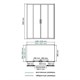 WASSERKRAFT Lippe 45S Душевой уголок прямоугольный размер 150x100 см двери раздвижные профиль - хром / стекло - прозрачное WASSERKRAFT 45S49 - фото 289911