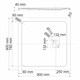WASSERKRAFT Neime 19T Душевой поддон квадратный искусственный камень размер 90x90 см, черный WASSERKRAFT 19T03 - фото 290432
