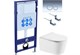 AQUATEK Оберон SET (рама AQUATEK Standard INS-0000012 с клавишей KDI-0000018 и крепежом KKI-0000002+унитаз ОБЕРОН AQ1365T-00 с тонким сиденьем, белый SET AQUATEK ОБЕРОН T KDI18 - фото 290612