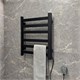 FIXSEN Полотенцесушитель электрический BASIC 600х500 черный (FX-7400B) FX-7400B - фото 290632