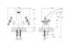 RUSH Bianki Смеситель для раковины (BI7650-11), цвет хром BI7650-11 - фото 290836