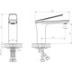 RUSH Bering Смеситель для раковины (BE5535-11), цвет хром BE5535-11 - фото 290984