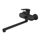 RUSH Nevis Смеситель для ванны с длинным поворотным изливом (NE1735-51Black), цвет черный NE1735-51Black - фото 291113
