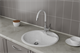 RUSH Siple Смеситель для кухонной мойки с гибким изливом (SI7335-60White), цвет хром / белый SI7335-60White - фото 291177