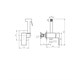 RUSH Thira Гигиенический душ встраиваемый (TR3635-99Black), цвет черный TR3635-99Black - фото 291202