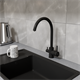 RUSH Смеситель для кухонной мойки с фильтром (SUS9035-37Black), цвет черный SUS9035-37Black - фото 291292