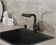 RUSH Tinos Смеситель для кухни с поворотной лейкой (TI3732-17Black), цвет черный матовый TI3732-17Black - фото 291334