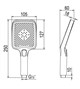 RUSH Thira Смеситель для ванны с коротким изливом (TR3635-44Grey), цвет графит TR3635-44Grey - фото 291420