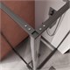 CEZARES Liner Душевой уголок прямоугольный размер 120x90 см двери распашные профиль - оружейная сталь / стекло - прозрачное LINER-AH-1-120/90-C-GM-L - фото 291596