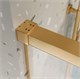 CEZARES Tandem-Soft Шторка на ванну раздвижная ширина 180 см профиль - брашированное золото / стекло - прозрачное TANDEM-SOFT-VF-2-180/145-C-BORO-IV - фото 291812