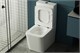 ABBER Rechteck Унитаз AC1210T компакт белый, безободковый, смыв торнадо AC1210T - фото 292011