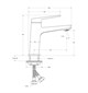 BELBAGNO Ardente Комплект для ванной - душевая стойка с изливом и смеситель для раковины, хром ARDENTE-VSCM/LVM-CRM - фото 292360