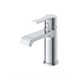 BELBAGNO Aurora Комплект для ванной - душевая стойка с изливом и смеситель для раковины AURORA-VSCM/LVM-CRM, хром AURORA-VSCM/LVM-CRM - фото 292397