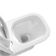 AQUATEK Optima Square Унитаз напольный, безободковый 665x345x775, крышка-сиденье дюропласт, легкосъемное с микролифтом, белый AQ4411-00 - фото 292842