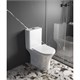 AQUATEK Optima Унитаз напольный, безободковый 665x345x775, крышка-сиденье дюропласт, легкосъемное с микролифтом, белый AQ4412-00 - фото 292851