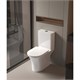 AQUATEK Optima Унитаз напольный, безободковый 665x345x775, крышка-сиденье дюропласт, легкосъемное с микролифтом, белый AQ4412-00 - фото 292852