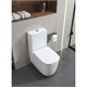 AQUATEK Optima Plus Square Унитаз напольный, безободковый, система смыва торнадо, 620x355x790, крышка-сиденье дюропласт, легкосъемное с микролифтом, белый AQ4451-00 - фото 292859