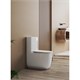 AQUATEK Optima Plus Square Унитаз напольный, безободковый, система смыва торнадо, 620x355x790, крышка-сиденье дюропласт, легкосъемное с микролифтом, белый AQ4451-00 - фото 292860