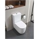 AQUATEK Optima Plus Унитаз напольный, безободковый, система смыва торнадо, 620x355x790, крышка-сиденье дюропласт, легкосъемное с микролифтом, белый AQ4452-00 - фото 292868