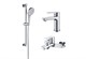 AQUATEK Lugano Душевой комплект наружнего монтажа SET 3 в 1 (AQ1710CR +AQ1740CR +AQ2022CR ), хром AQ1730CR - фото 292986