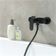 AQUATEK Nika Душевой комплект наружнего монтажа SET 3 в 1 (AQ1810MB + AQ1860MB + AQ2017MB ), черный матовый AQ1831MB - фото 293104