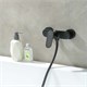 AQUATEK Nika Душевой комплект наружнего монтажа SET 3 в 1 (AQ1810MB + AQ1860MB + AQ2017MB ), черный матовый AQ1831MB - фото 293105