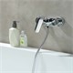 AQUATEK Nika Душевой комплект наружнего монтажа SET 2 в 1 (AQ1860CR +AQ2030CR), хром AQ1834CR - фото 293195