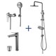 LEMARK Bronx Комплект для ванной комнаты "3 в 1" , графит LM3789GM - фото 293418