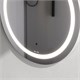 AM.PM X-Joy Универсальное зеркало с контурной LED-подсветкой, ИК- сенсором, круглое, 50 см M85AMOX0501WG - фото 293981