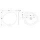 AM.PM X-Joy Зеркало универсальное с контурной LED-подсветкой, ИК- сенсором, 70 см M85MOX50701WG - фото 294117