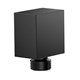 AQUAme Savona Выход из стены, черный матовый AQM8713MB - фото 294449