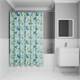 IDDIS Штора для ванной 200x180 см, Полиэстер (BP03P18i11) ,цвет зеленый BP03P18i11 - фото 294896