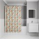 IDDIS Штора для ванной 200x180 см, Полиэстер (BA04P18i11) ,цвет зеленый BA04P18i11 - фото 294906