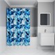 IDDIS Штора для ванной Base 200x180 см, Полиэстер (BX04P18i11) ,цвет синий BX04P18i11 - фото 294917