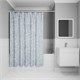 IDDIS Штора для ванной Base 200x180 см, Полиэстер (BX03P18i11) ,цвет голубой BX03P18i11 - фото 294918
