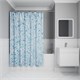 IDDIS Штора для ванной Base 200x180 см, Полиэстер (BX02P18i11) ,цвет голубой BX02P18i11 - фото 294919
